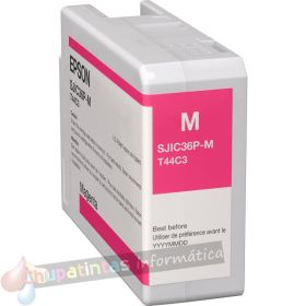 Epson SJIC36P Magenta Cartucho de Tinta Original - C13T44C340/SJIC36P(M)