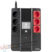 NGS Fortress Bunker SAI 600VA UPS 360W - Bateria Incorporada 12V/7 - Tecnologia Off Line - Funcion AVR - 6x Schukos - Proteccion Sobrecargas y Cortocircuitos