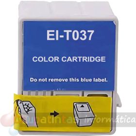 Epson T037 Color Cartucho de Tinta Genérico - Reemplaza C13T03704010
