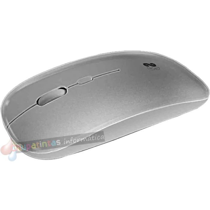 Subblim Ratón Dual Flat Mouse - submo-dflat22 - color gris-1