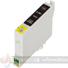 Epson T0801 Negro Cartucho de Tinta Genérico - Reemplaza C13T08014011