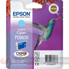 Epson T0805 Cian Light Cartucho de Tinta Original - C13T08054011