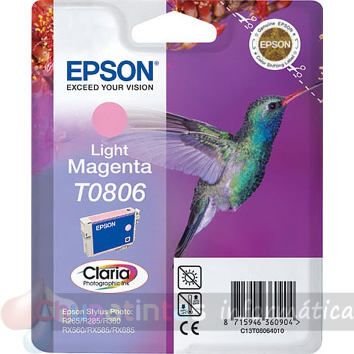 Epson T0806 Magenta Light Cartucho de Tinta Original - C13T08064011