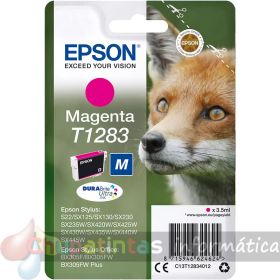 Epson T1283 Magenta Cartucho de Tinta Original - C13T12834012