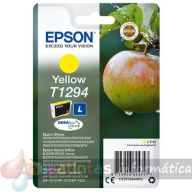 Epson T1294 Amarillo Cartucho de Tinta Original - C13T12944012-1