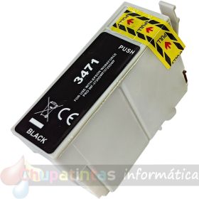 Epson T3471/T3461 (34XL) Negro Cartucho de Tinta Genérico - Reemplaza C13T34714010/C13T34614010-1
