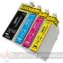 EPSON T3476 (34XL) Pack de 4 Cartuchos de Tinta Genéricos: T3471+T3472+T3473+T3474-1