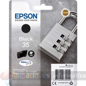 Epson T3581 (35) Negro Cartucho de Tinta Original - C13T35814010
