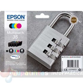 Epson T3586 (35) Pack de 4 Cartuchos de Tinta Originales - C13T35864010