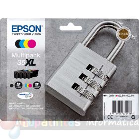 Epson T3596 (35XL) Pack de 4 Cartuchos de Tinta Originales - C13T35964010