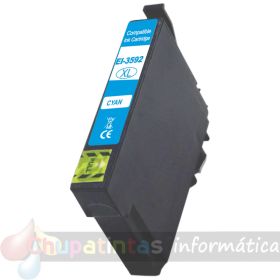Epson T3592/T3582 (35XL) Cian Cartucho de Tinta Genérico - Reemplaza C13T35924010/C13T35824010-1
