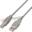 Aisens Cable USB 2.0 Impresora - Tipo A Macho a Tipo B Macho - 1.0m - Color Beige