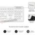 Subblim Combo Business Slim - Teclado y ratón inalámbricos - Ergonomía y silencio - 2.4G - Color Blanco-4