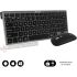 Subblim Combo Multidispositivo - Teclado y Ratón - inalámbrica Bluetooth y - Ratón con batería recargable - Color Negro-2