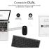 Subblim Combo Multidispositivo - Teclado y Ratón - inalámbrica Bluetooth y - Ratón con batería recargable - Color Negro-3