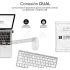 Subblim Combo Multidispositivo - Teclado y Ratón - inalámbrica Bluetooth y - Ratón con batería recargable - Color Blanco-3