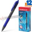 Erichkrause Boligrafo de Gel Automatico Smart-Gel - Cuerpo Translucido Redondo - Punta de 05mm - Tinta de Gel de Secado Rapido - Color Azul