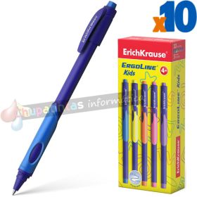 Erichkrause Bolígrafo Ergoline Kids - Ultra Glide Technology - Tinta Color Azul