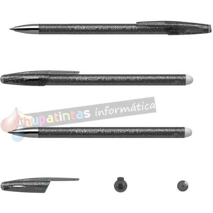 Erichkrause Bolígrafo de Gel Borrable R-301 Magic Gel 05 - negro-2