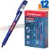 Erichkrause Metrix - Roller Clásico con Punta Normal - Cuerpo Ligero de Plástico - Tinta de Gel de Secado Rápido - Color Azul-1