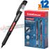 Erichkrause Metrix - Roller Clásico con Punta Normal - Cuerpo Ligero de Plástico - Tinta de Gel de Secado Rápido - Color Negro-1