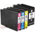 Epson T04A-Series Pack de 4 Cartuchos de Tinta Pigmentada Genéricos