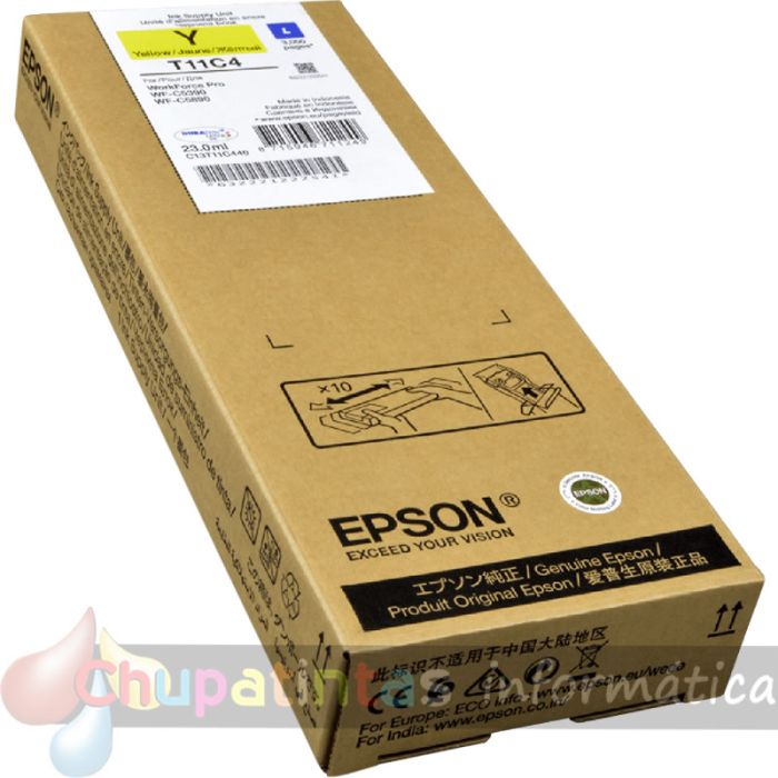 Epson T11C4 Amarillo Cartucho de Tinta Original - C13T11C440-2