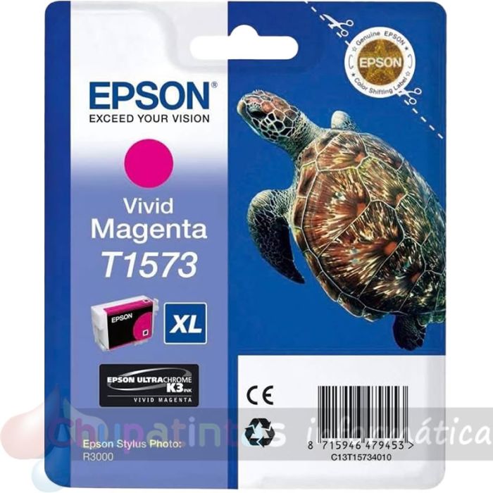 Epson T1573 Magenta Cartucho de Tinta Original - C13T15734010