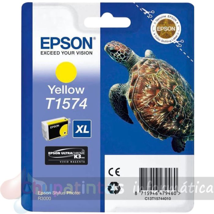 Epson T1574 Amarillo Cartucho de Tinta Original - C13T15744010