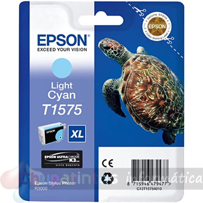 Epson T1575 Cian Light Cartucho de Tinta Original - C13T15754010