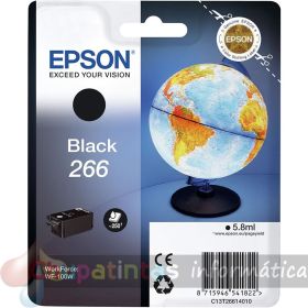 Epson T266 Negro Cartucho de Tinta Original - C13T26614010