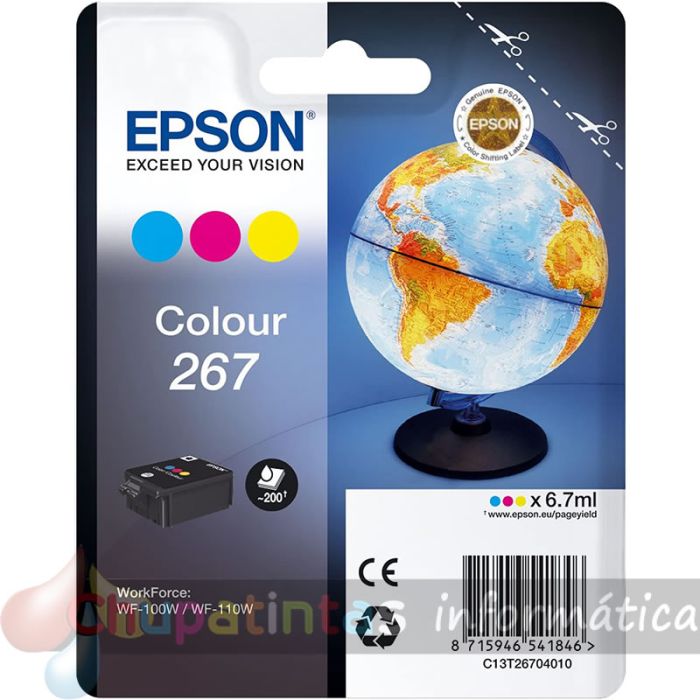 Epson T267 Color Cartucho de Tinta Original - C13T26704010-1