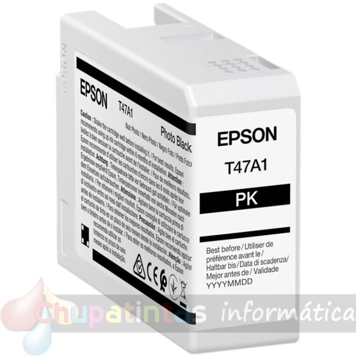 Epson T47A1 Negro Foto Cartucho de Tinta Original - C13T47A100