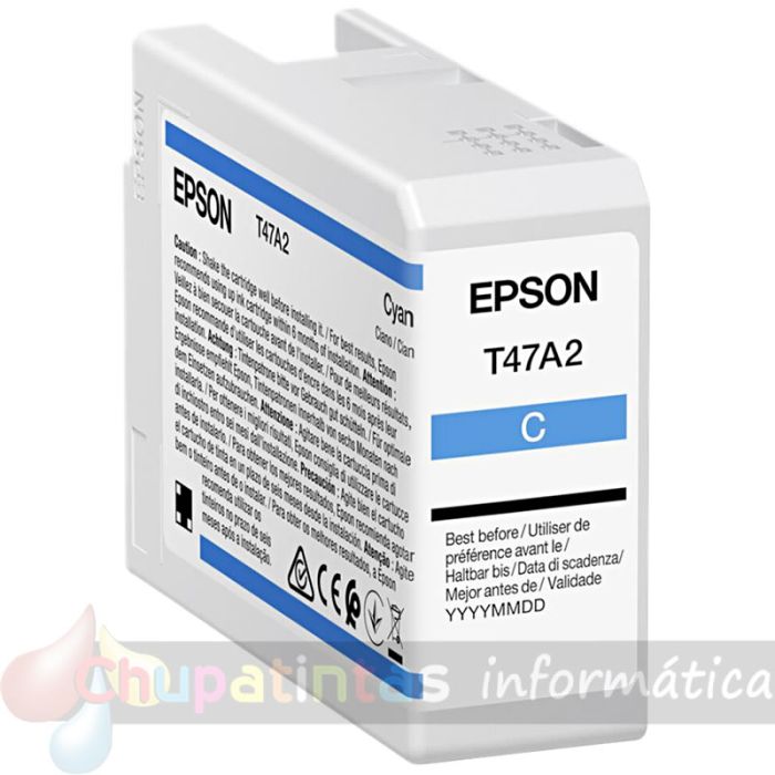 Epson T47A2 Cian Cartucho de Tinta Original - C13T47A200