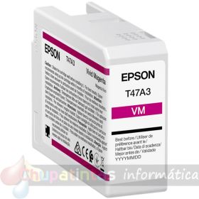 Epson T47A3 Magenta Vívido Cartucho de Tinta Original - C13T47A300