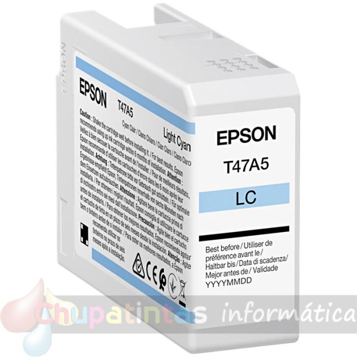 Epson T47A5 Cian Light Cartucho de Tinta Original - C13T47A500