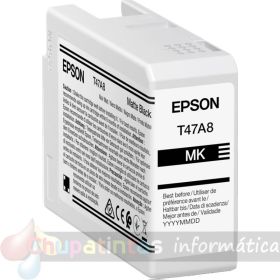 Epson T47A8 Negro Mate Cartucho de Tinta Original - C13T47A800