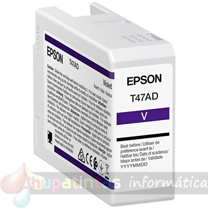 Epson T47AD Violeta Cartucho de Tinta Original - C13T47AD00