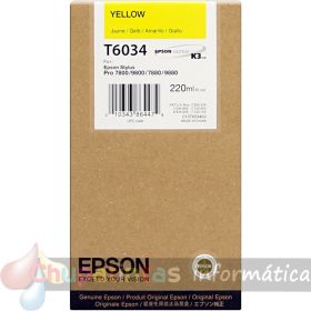 Epson T6034 Amarillo Cartucho de Tinta Original - C13T603400