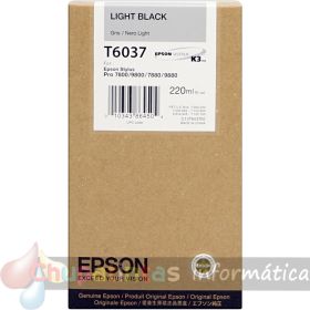 Epson T6037 Negro Light Cartucho de Tinta Original - C13T603700