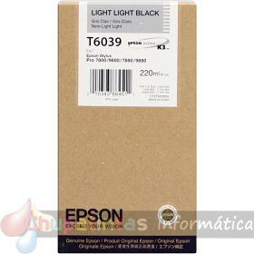 Epson T6039 Negro Light Light Cartucho de Tinta Original - C13T603900