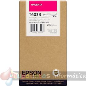 Epson T603B Magenta Cartucho de Tinta Original - C13T603B00