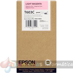 Epson T603C Magenta Light Cartucho de Tinta Original - C13T603C00