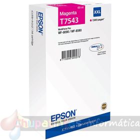 Epson T7543 Magenta Cartucho de Tinta Original - C13T754340