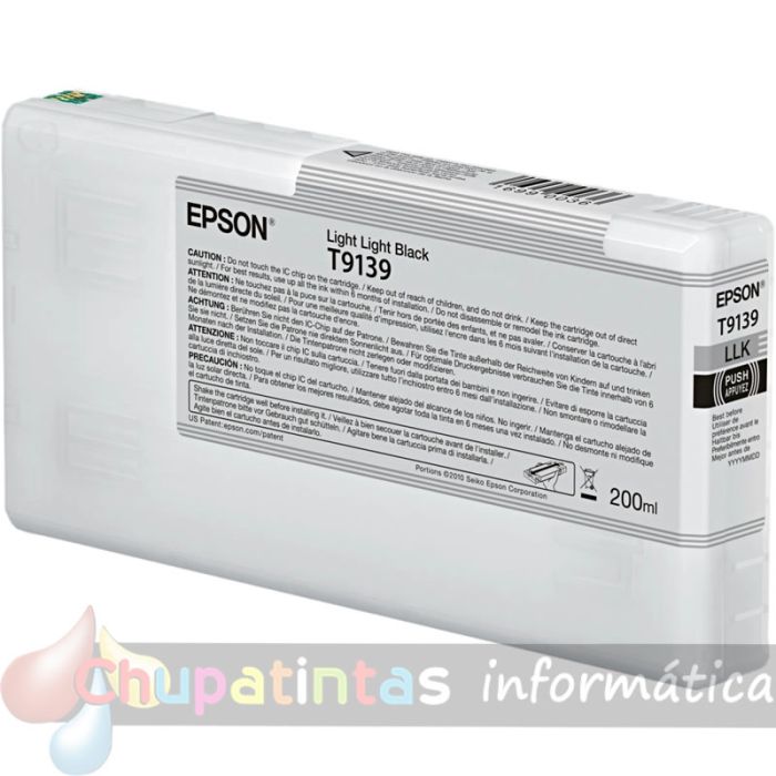 Epson T9139 Negro Light Light Cartucho de Tinta Original - C13T913900