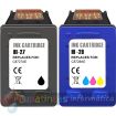 HP 27 Negro + HP 28 Color Pack de 2 Cartuchos de Tinta Remanufacturados