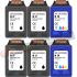 HP 27 Negro + HP 28 Color Pack de 6 Cartuchos de Tinta Remanufacturados