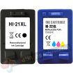HP 21XL Negro + HP 22XL Color Pack de 2 Cartuchos de Tinta Remanufacturados