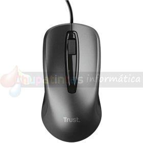Trust Ratón USB 1200dpi - 3 Botones - Uso Ambidiestro - Cable de 1.70m-1
