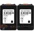 HP 302XL Negro Pack de 2 Cartuchos de Tinta Remanufacturados